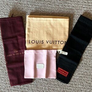 Louis Vuitton, Radley London, Cole Haan & Bruno Magli Dust Bag Lot